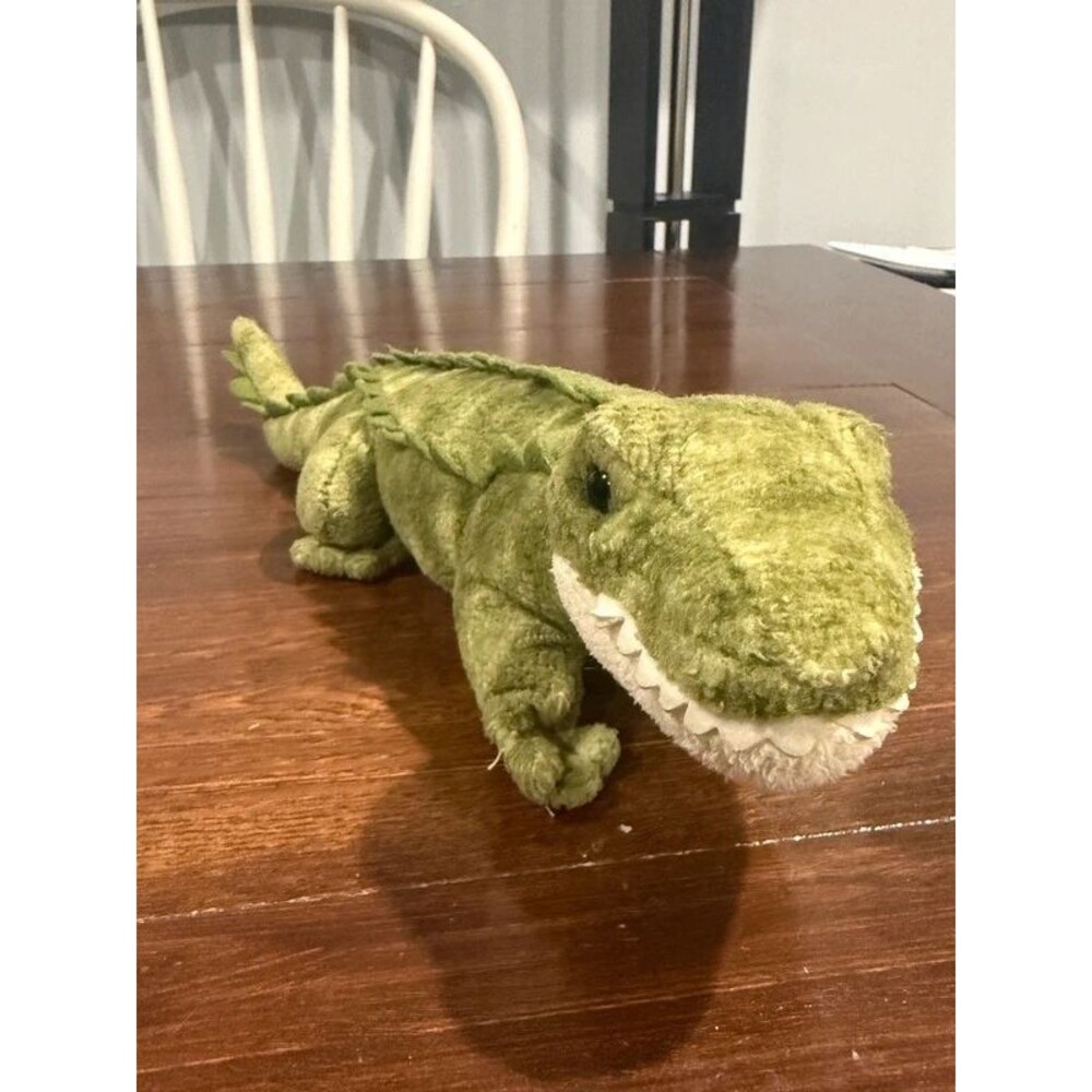 Douglas Alligator Crocodile Plush #3751 Green 2010 Retired Stuffed Animal